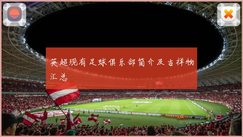 英超现有足球俱乐部简介及吉祥物汇总